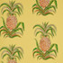 Pineapples Yellow 5010452 by Schumacher Wallpaper Signature Schumacher 27.0" - Fabric Carolina -