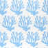 Coral Blue 5011201 by Schumacher Wallpaper Molly Mahon 6.88" - Fabric Carolina -