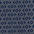 Our Corner Navy by Carole Fabric Bluebell 75% Cotton, 25% Spun Polyester India N/A 5" V, 5 3/4" H 52"  - Fabric Carolina -