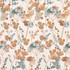 Escape To Coral by Carole Fabric Harvest 100% Cotton India  27" V, 13 1/2" H HD 54"  - Fabric Carolina -