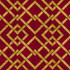 Frescato Trellis Reversal Opera Red by RM CoCo Fabric