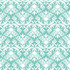 Double Dutch Damask Reversal Sea Glass by RM CoCo Fabric