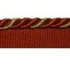Mini Cord - 9454 Cinnabar by Europatex Fabric Mini Cord 100% Polyester China See Sample Horizontal: N/A and Vertical: N/A 0.25 inches  - Fabric Carolina -