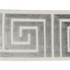 Sidewinder Tape Gray by Magnolia Trim - 58% Rayon, 31% Poly, 11% Linen China Horizontal: 13.5 and Vertical: 7 - Fabric Carolina -
