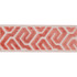 Sutton Tape Flamingo by Magnolia Trim - 58% Rayon, 31% Poly, 11% Linen China Horizontal: and Vertical: 3.5 - Fabric Carolina -