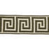 Hellenic Key Jacquard Tape Caper by Europatex Fabric Hellenic 62% Fibranne, 38% Rayon 2.00 inches - Fabric Carolina -
