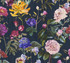 Aviva Multicolor English Garden Wallpaper by AS Creation AS Creation Covers about 57.5 square feet 20.9-in by 33-ft long roll Unpasted 25.2 - Fabric Carolina -