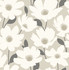 Astera Beige Floral Wallpaper by Brewster Fresh Start Kitchen & Bath Covers about 56.4 square feet 20.5-in by 33-ft long roll Unpasted 20.9 - Fabric Carolina -
