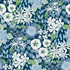 Karina Blue Wildflower Garden Wallpaper by A-Street Prints Hannah Covers about 56.4 square feet 20.5-in by 33-ft long roll Unpasted 20.9 - Fabric Carolina -