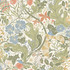 Elise Cream Nouveau Gardens Wallpaper by A-Street Prints Ingrid Covers about 57.5 square feet 20.9-in by 33-ft long roll Unpasted 20.9 - Fabric Carolina -