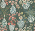 Harper Green Floral Vase Wallpaper by A-Street Prints Middleton Covers about 60.8 square feet 27-in by 27-ft long roll Unpasted 25.25 - Fabric Carolina -