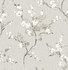 Bliss Taupe Blossom Wallpaper by A-Street Prints Mistral Covers about 56.4 square feet 20.5-in by 33-ft long roll Unpasted 20.9 - Fabric Carolina -