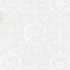 Plouf White Damask Paintable Wallpaper by Brewster PaintWorks Covers about 57.5 square feet 20.9-in by 33-ft long roll Prepasted 12.5 - Fabric Carolina -