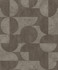 Barcelo Brown Circles Wallpaper by Advantage Splash Covers about 57.5 square feet 20.9-in by 33-ft long roll Unpasted 15.7 - Fabric Carolina -