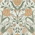 Tulipa Green Floral Wallpaper by A-Street Prints Spring Covers about 56.4 square feet 20.5-in by 33-ft long roll Unpasted 20.9 - Fabric Carolina -