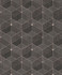 Muir Chocolate Geo Wallpaper by Advantage Titanium Covers about 57.5 square feet 20.9-in by 33-ft long roll Unpasted 8.3 - Fabric Carolina -