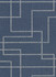 Clarendon Indigo Geometric Faux Grasscloth Wallpaper by Warner Warner Textures IX 2754 Main Street Covers about 60.8 square feet 27-in by 27-ft long roll Unpasted 20.5 - Fabric Carolina -