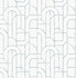 Integrity Blue Arched Outlines Wallpaper by A-Street Prints Harmony Covers about 56.4 square feet 20.5-in by 33-ft long roll Unpasted 20.86 - Fabric Carolina -