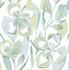 Nathalie Light Green Abstract Blooms Wallpaper by A-Street Prints Whimsy Covers about 56.4 square feet 20.5-in by 33-ft long roll Unpasted 20.9 - Fabric Carolina -