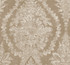 Charleston Damask Bronze Wallpaper by Ronald Redding 24 Karat Covers about 60.8 square feet 27-in by 27-ft long roll Unpasted 25.25 - Fabric Carolina -
