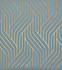 Ebb & Flow Blue & Gold Wallpaper by Antonina Vella Antonina Vella Modern Metals Covers about 56.9 square feet 20.8-in by 32.8-ft long roll Unpasted 12.6 - Fabric Carolina -