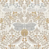 Butterfly Garden White Wallpaper by Ronald Redding Arts and Crafts Covers about 56.4 square feet 20.5-in by 33-ft long roll Unpasted 20.5 - Fabric Carolina -