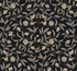 Jasmine Black Metallic Wallpaper by Inspired by Color Black & White, III Covers about 60.8 square feet 27-in by 27-ft long roll Prepasted 25.25 - Fabric Carolina -
