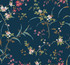 Blossom Branches Navy Wallpaper by York Wallcoverings Blooms Covers about 60.8 square feet 27-in by 27-ft long roll Unpasted 25.25 - Fabric Carolina -