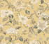 Marguerite Vine Yellow Wallpaper by Ronald Redding Classics Covers about 60.8 square feet 27-in by 27-ft long roll Unpasted 24 - Fabric Carolina -