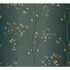 Vertical Blossoms Teal Metallic Wallpaper by York Wallcoverings Earthy Tones Covers about 56.4 square feet 20.5-in by 33-ft long roll Prepasted 0 - Fabric Carolina -