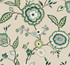 Dahlia Blooms Green & Beige Wallpaper by York Wallcoverings Earthy Tones Covers about 60.8 square feet 27-in by 27-ft long roll Prepasted 25.25 - Fabric Carolina -