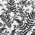 Forest Fern Flock Black Wallpaper by Magnolia Home Magnolia Home Vol. II Covers about 56.4 square feet 20.5-in by 33-ft long roll Unpasted 21 - Fabric Carolina -