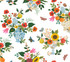 Flower Studies Bright Wallpaper by Rifle Paper Co. Rifle Paper Co. 3rd Edition Covers about 60.8 square feet 27-in by 27-ft long roll Unpasted 24 - Fabric Carolina -
