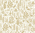 Menagerie Toile Beige Wallpaper by Rifle Paper Co. Rifle Paper Co. Second Edition Covers about 60.8 square feet 27-in by 27-ft long roll Unpasted 25.25 - Fabric Carolina -