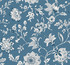 Sutton Blue Wallpaper by York Wallcoverings Toile Resource Library Covers about 60.8 square feet 27-in by 27-ft long roll Unpasted 25.25 - Fabric Carolina -