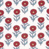 Adeline Rouge & Blue 180582 by Schumacher Fabric New Traditional: Provenal 3.38" - Fabric Carolina -
