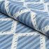 Kai Striped Ikat Blue 181290 by Schumacher Fabric Ikats 10.75" - Fabric Carolina -