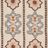 Temara Hand Embroidered Print Natural 175182 by Schumacher Fabric Bohemia 13.2" - Fabric Carolina -
