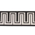 Zeus Indoor/Outdoor Tape Black 82442 by Schumacher Trim Mary Mcdonald 1.75" - Fabric Carolina -