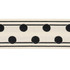 Bianca Tape Ivory Noir 82790 by Schumacher Trim Regine - Fabric Carolina -