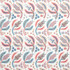 Malabar Vine Rose & Delft 5012341 by Schumacher Wallpaper East Meets West 9.0" - Fabric Carolina -