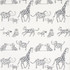 Jungle Jubilee Charcoal 5012471 by Schumacher Wallpaper Flight Of Fancy 13.5" - Fabric Carolina -