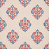 Constantine Red & Blue 5012882 by Schumacher Wallpaper Cabana 18.0" - Fabric Carolina -