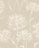Carolyn Bone Dandelion Wallpaper by Advantage Nature Covers about 56.4 square feet 20.5-in by 33-ft long roll Unpasted 12.6 - Fabric Carolina -