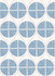 Luminary Blue Ogee Wallpaper by A-Street Prints Perennial Covers about 56.4 square feet 20.5-in by 33-ft long roll Unpasted 27.9 - Fabric Carolina -