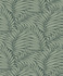 Myfair Olive Leaf Wallpaper by Engblad & Co Lounge Luxe Covers about 57.8 square feet 21-in by 33-ft long roll Unpasted 12.5 - Fabric Carolina -