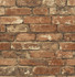Oxford Rust Brick Texture Wallpaper by Chesapeake Gentlemen's Quarters Covers about 56.4 square feet 20.5-in by 33-ft long roll Unpasted 21 - Fabric Carolina -