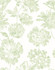 Folia Light Green Green Floral Wallpaper by A-Street Prints Perennial Covers about 56.4 square feet 20.5-in by 33-ft long roll Unpasted 26 - Fabric Carolina -