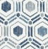 Borneo Blue Geometric Grasscloth Wallpaper by A-Street Prints Perennial Covers about 56.4 square feet 20.5-in by 33-ft long roll Unpasted 20.9 - Fabric Carolina -