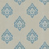 Donald Aqua Transitional Damask Print Wallpaper by Beacon House Olympia Covers about 56.4 square feet 20.5-in by 33-ft long roll Unpasted 21 - Fabric Carolina -